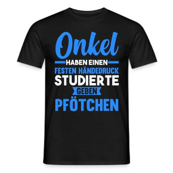 Patenonkel Pate Onkel - Männer T-Shirt - Schwarz - Vorne - AI Model Male 178 light (178cm)