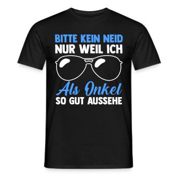 Patenonkel Pate Onkel - Männer T-Shirt - Schwarz - Vorne - AI Model Male 178 light (178cm)