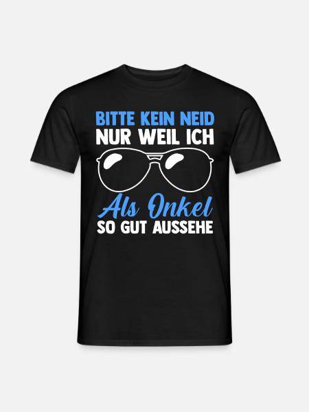Patenonkel Pate Onkel - Männer T-Shirt - Schwarz