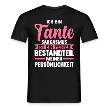 Patinntante Patin Tante - Männer T-Shirt - Schwarz - Vorne - AI Model Male 178 light (178cm)