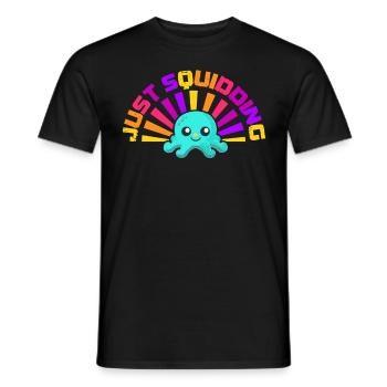 Octopus Octopus Sea Tentacle Octopus Octopus Octopus - Men's T-Shirt - black - Front - AI Model Male 178 light (178cm)