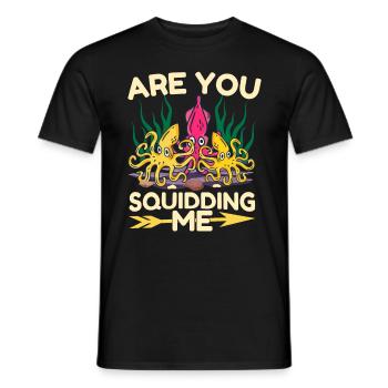 Octopus Octopus Sea Tentacle Octopus Octopus Octopus - Men's T-Shirt - black - Front - AI Model Male 178 light (178cm)