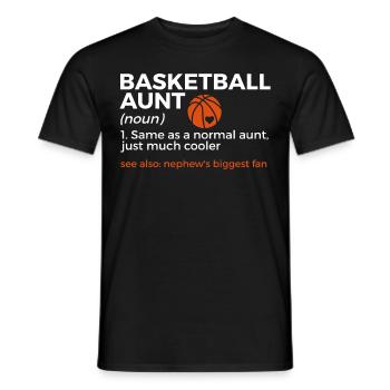 Basketball Geschenk für Basketballspieler - Männer T-Shirt - Schwarz - Vorne - AI Model Male 178 light (178cm)
