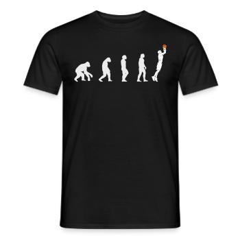 Basketball Geschenk für Basketballspieler - Männer T-Shirt - Schwarz - Vorne - AI Model Male 178 light (178cm)