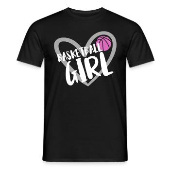 Basketball Geschenk für Basketballspieler - Männer T-Shirt - Schwarz - Vorne - AI Model Male 178 light (178cm)