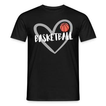 Basketball Geschenk für Basketballspieler - Männer T-Shirt - Schwarz - Vorne - AI Model Male 178 light (178cm)
