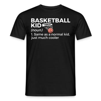 Basketball Geschenk für Basketballspieler - Männer T-Shirt - Schwarz - Vorne - AI Model Male 178 light (178cm)