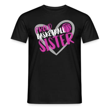 Basketball Geschenk für Basketballspieler - Männer T-Shirt - Schwarz - Vorne - AI Model Male 178 light (178cm)