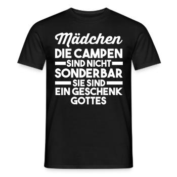 Wohnmobil Wohnwagen Caravan Camping Camper - Männer T-Shirt - Schwarz - Vorne - AI Model Male 178 light (178cm)