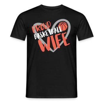 Basketball Geschenk für Basketballspieler - Männer T-Shirt - Schwarz - Vorne - AI Model Male 178 light (178cm)