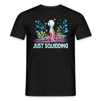 Octopus Octopus Sea Tentacle Octopus Octopus Octopus - Men's T-Shirt - black - Front - AI Model Male 178 light (178cm)