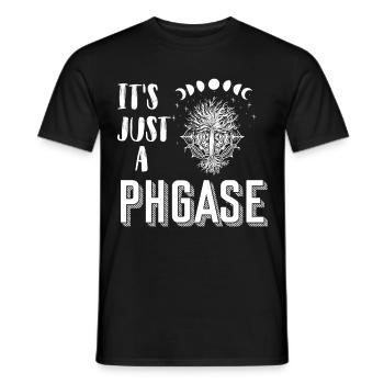 Mondphase Lunar Phase Sonnenschein Monde Baum des - Männer T-Shirt - Schwarz - Vorne - AI Model Male 178 light (178cm)