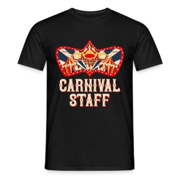Karneval Personal Zirkus Geburtstag Outfit Feier - Männer T-Shirt - Schwarz - Vorne - AI Model Male 178 light (178cm)