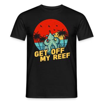 Poulpe Poulpe Tentacule de mer Poulpe Poulpe Poulpe Poulpe - T-shirt homme - noir - Devant - AI Model Male 178 light (178cm)
