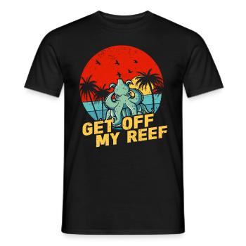 Octopus Octopus Sea Tentacle Octopus Octopus Octopus - Men's T-Shirt - black - Front - AI Model Male 178 light (178cm)