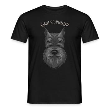 Dog Lover - I Love My Giant Schnauzer - Männer T-Shirt - Schwarz - Vorne - AI Model Male 178 light (178cm)