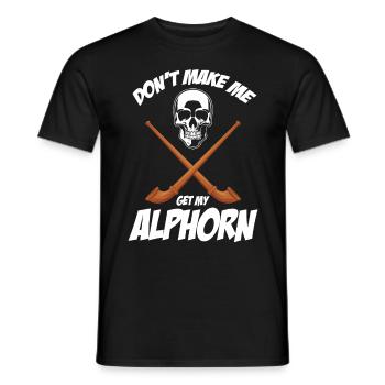 Obtenir mon cor des Alpes de Alpen Musikinstrum - T-shirt homme - noir - Devant - AI Model Male 178 light (178cm)