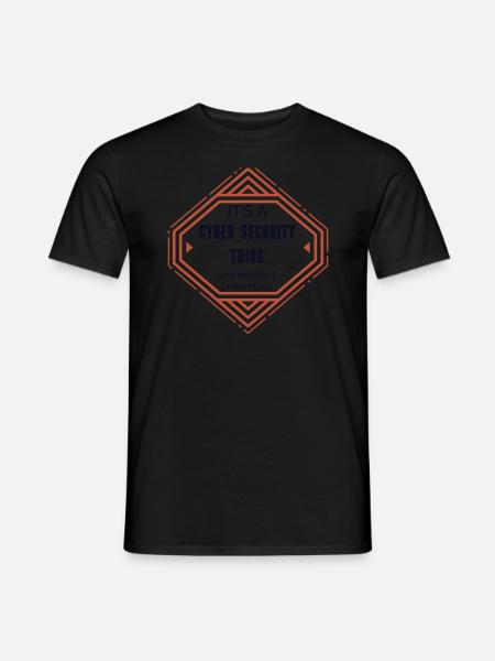 Cybersecurity - IT Security Computer Scientist - Men's T-Shirt - black