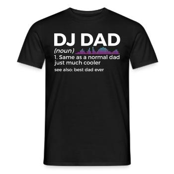 DJ Performance - T-shirt homme - noir - Devant - AI Model Male 178 light (178cm)