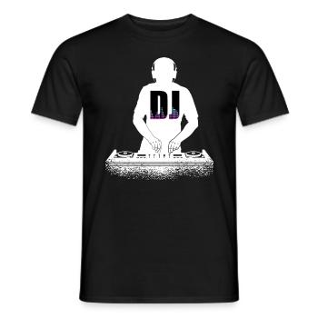 DJ Performance - T-shirt homme - noir - Devant - AI Model Male 178 light (178cm)