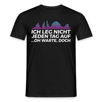 DJ Auftritt Auflegen - Männer T-Shirt - Schwarz - Vorne - AI Model Male 178 light (178cm)