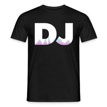DJ Auftritt Auflegen - Männer T-Shirt - Schwarz - Vorne - AI Model Male 178 light (178cm)