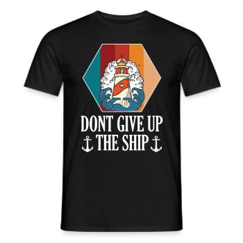 Lighthouse Light Up My Life Anchor Sea Ocean Kapit - Men's T-Shirt - black - Front - AI Model Male 178 light (178cm)