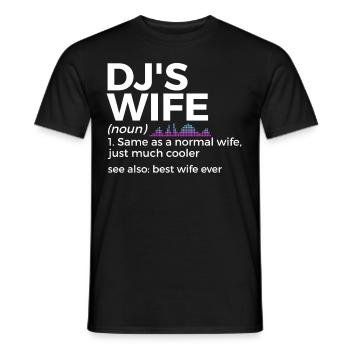 DJ Auftritt Auflegen - Männer T-Shirt - Schwarz - Vorne - AI Model Male 178 light (178cm)