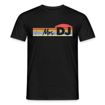 DJ Auftritt Auflegen - Männer T-Shirt - Schwarz - Vorne - AI Model Male 178 light (178cm)