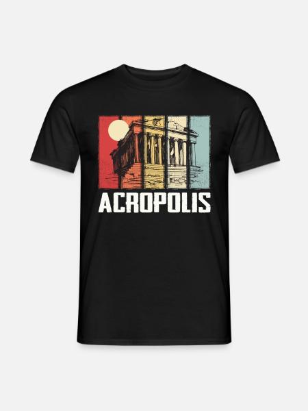 Parthénon Acropole Athènes Grèce Grèce - T-shirt homme - noir