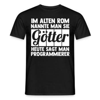 Programmieren Entwickler Coder Programmierer - Männer T-Shirt - Schwarz - Vorne - AI Model Male 178 light (178cm)