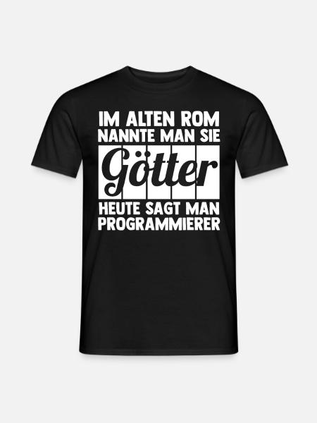 Programmieren Entwickler Coder Programmierer - Männer T-Shirt - Schwarz