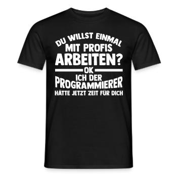 Programmieren Entwickler Coder Programmierer - Männer T-Shirt - Schwarz - Vorne - AI Model Male 178 light (178cm)