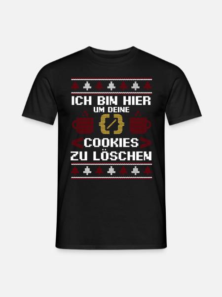 Programmieren Ugly Christmas Weihnachten Programmi - Männer T-Shirt - Schwarz