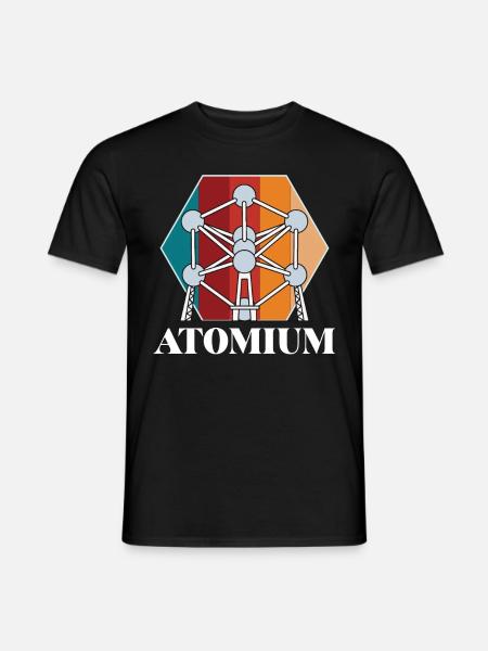 Atomium Atomic nucleus Brüssel Wissenschaft für Ph - Männer T-Shirt - Schwarz