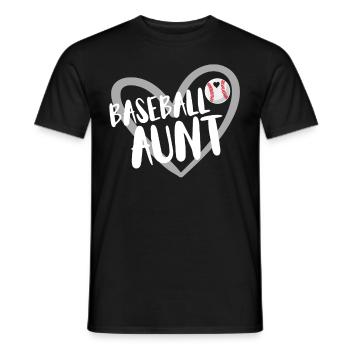 Baseball for Baseball Players - Men's T-Shirt - black - Front - AI Model Male 178 light (178cm)