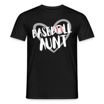 Baseball for Baseball Players - Men's T-Shirt - black - Front - AI Model Male 178 light (178cm)