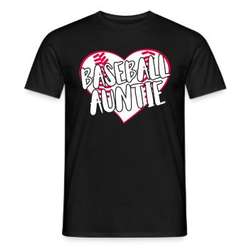 Baseball for Baseball Players - Men's T-Shirt - black - Front - AI Model Male 178 light (178cm)