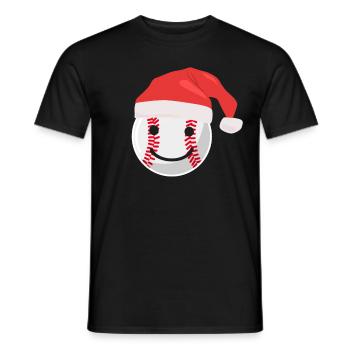 Baseball for Baseball Players - Men's T-Shirt - black - Front - AI Model Male 178 light (178cm)