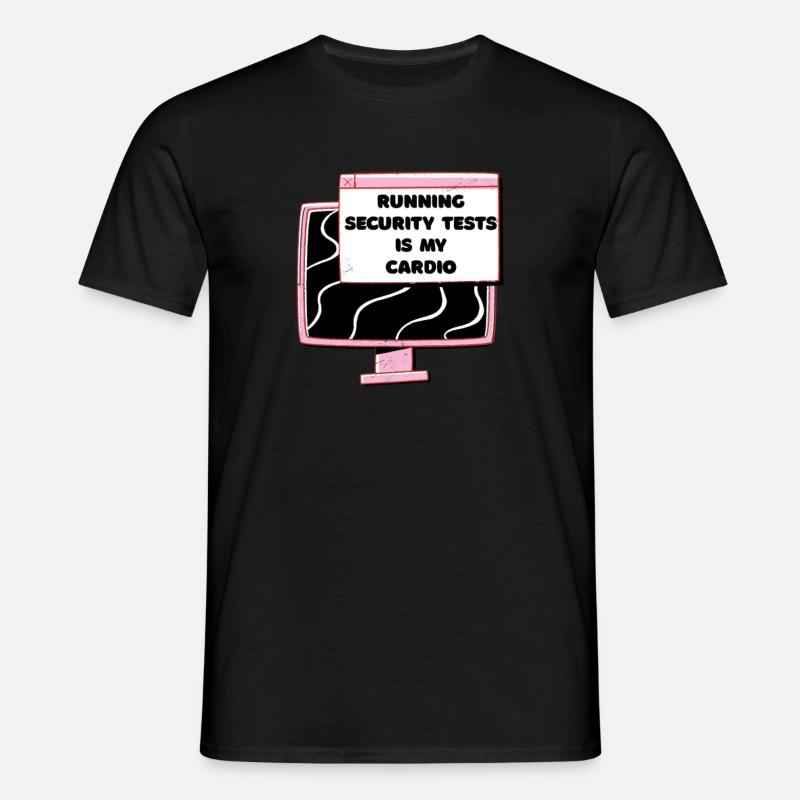 Cybersecurity - IT Security Computer Scientist - Men's T-Shirt - black
