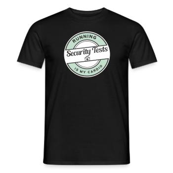 Cybersecurity - IT Security Computer Scientist - Men's T-Shirt - black - Front - AI Model Male 178 light (178cm)