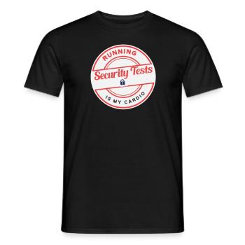 Cybersecurity - IT Security Computer Scientist - Men's T-Shirt - black - Front - AI Model Male 178 light (178cm)