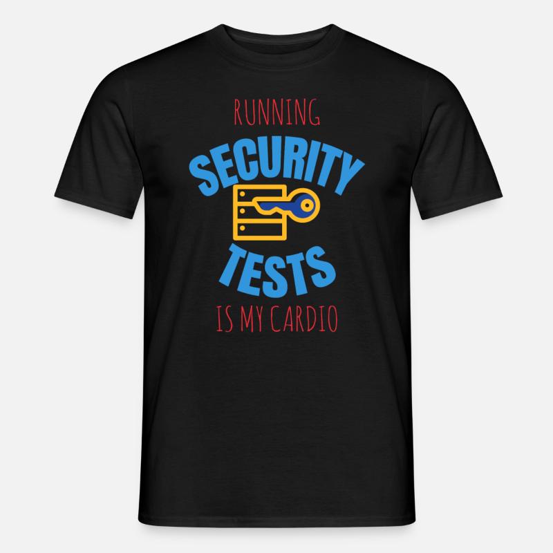 Cybersecurity - IT-Sicherheit Informatiker - Männer T-Shirt - Schwarz