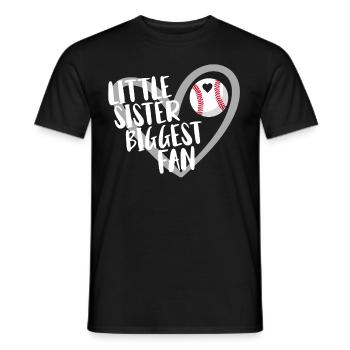 Baseball for Baseball Players - Men's T-Shirt - black - Front - AI Model Male 178 light (178cm)