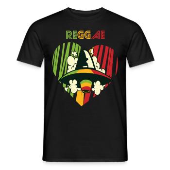 Good Vibes Only Reggae Alien Jamaica Souvenir Rest - T-shirt homme - noir - Devant - AI Model Male 178 light (178cm)
