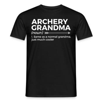 Archery Archer - Men's T-Shirt - black - Front - AI Model Male 178 light (178cm)