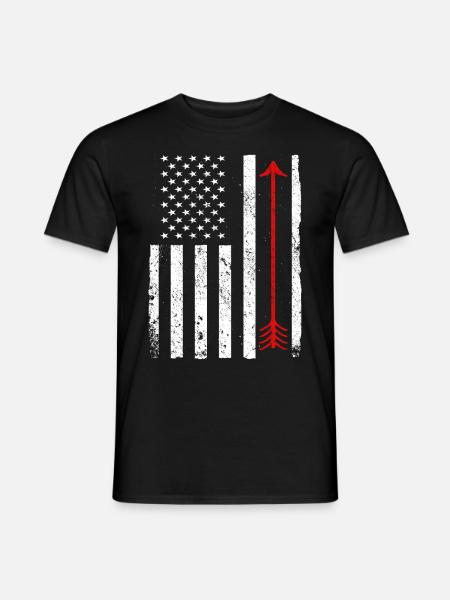 Archer de tir à l’arc - T-shirt homme - noir