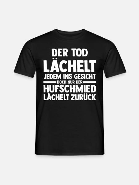 Hufbeschlagschmied Pferdeschmied Hufschmied - Männer T-Shirt - Schwarz