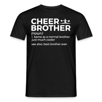 Cheerleader Cheerleading - Men's T-Shirt - black - Front - AI Model Male 178 light (178cm)