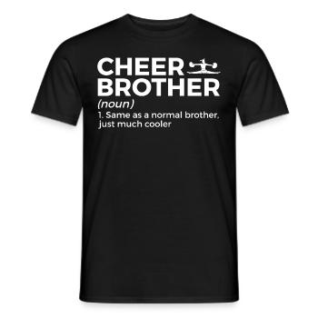 Cheerleader Cheerleading - Männer T-Shirt - Schwarz - Vorne - AI Model Male 178 light (178cm)